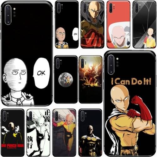 One-Punch Man Anime Phone Case For Samsung Galaxy S8 S9 S10 Plus S10E Note 3 4 5 6 7 8 9 10 Pro Lite cover