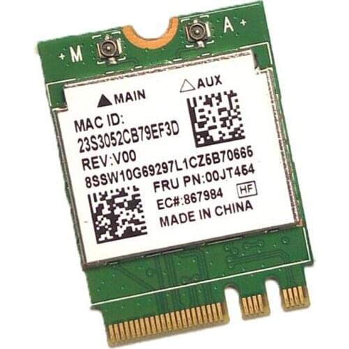 Realtek RTL8821AE Dual band 2.4G/5G 433Mbps wireless network card NGFF wifi bluetooth 4.0 FRU 00JT454 for Lenovo M600 S405Z 300S