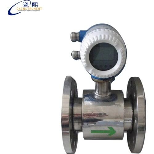 DN50 Pipe size and 4.0-60 m3/h flow range liquid flow meter digital electromagnetic flow meter