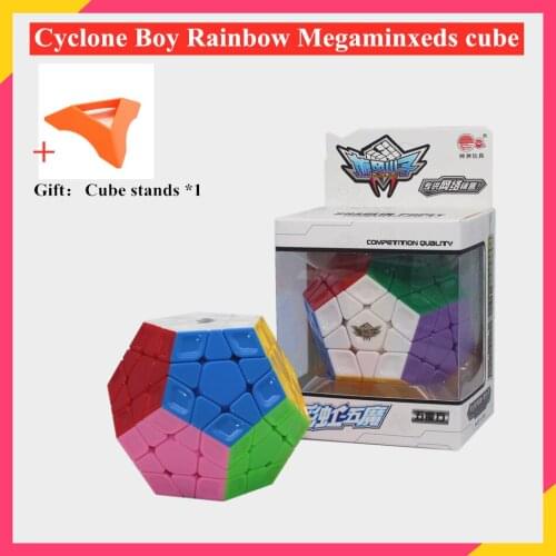 Cyclone Boy Rainbow Megaminxeds cube 12 sides high quality puzzle magic cube 3x3 cubo magico profissional educational game toys