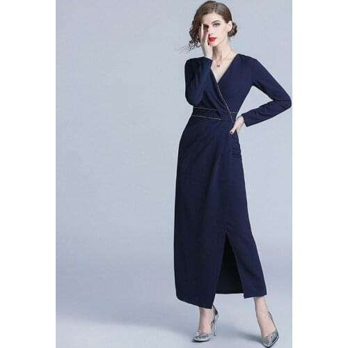 Business dress for women office female ladies social dress for work office uniform designs women winter dress 2018 FF1413