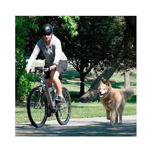 Elastic Dog Bicycle Traction Belt Rope Dog Leash Bike Attachment Pet Walk Run Jogging Distance Keeper Hand Free Pets Leash