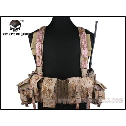 EMERSON LBT 1961A-R Chest Rig Tactical Vest Airsoft Combat Gear 2977B AOR1