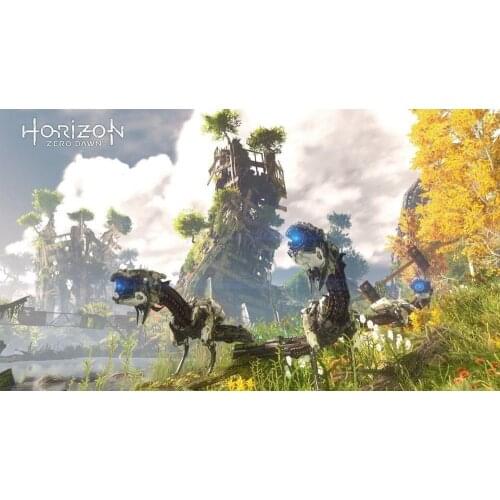 Horizon Zero Dawn game 2 Silk Fabric Wall Poster Art Decor Sticker Bright