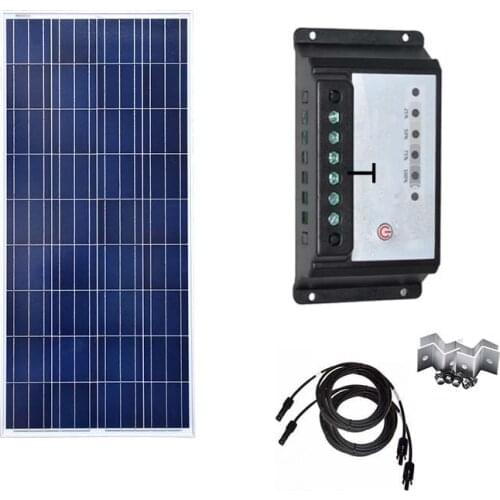 Solar Panel Kit 150w 300W 450W 18v Solar Battery Charger Solar Charge Controller 12v/24v 30A Caravan Car Camping Motorhoms RV
