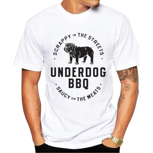 TEEHUB Fashion Undercover Billionaire Men T-Shirt Short Sleeve Tops UNDERDOG BBQ Printed Tshirts Cool t shirts Essential Tee