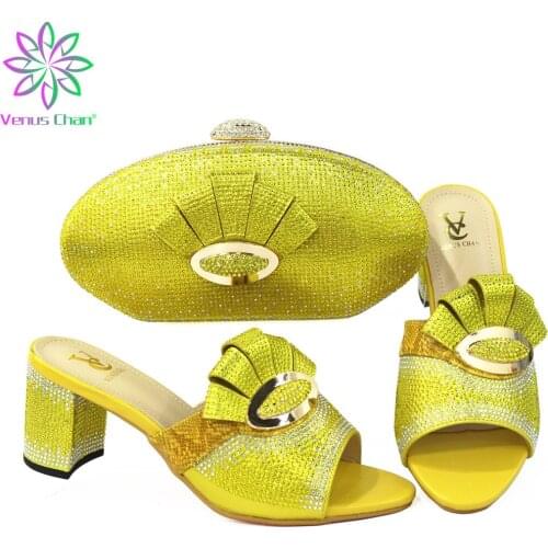 Latest Italian Matching Shoe and Bag Set for Wedding Sales In Women Matching Shoes and Bag Set Designer Luxury Shoes Women 2021