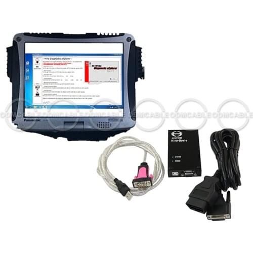 Full set cf19 laptop for Hino Bowie Explorer Kobelco Excavator Truck auto Diagnostic Scanner excavator test tools for Hino-Bowie