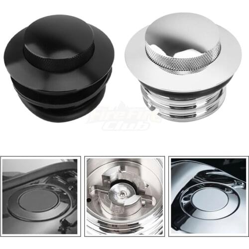 Motorcycle CNC Pop-Up Right-hand Thread Oil Fuel Tank Cap For Harley Sportster XL883 XL1200 Dyna FXD Softial Fat Boy Moto Parts