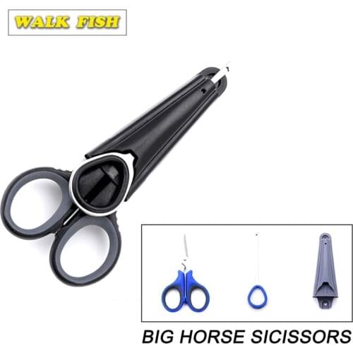 Walk Fish 1Pcs Multi Function Portable Fishing scissors Fishing Line Cutter Hook Remover Forceps Tackle