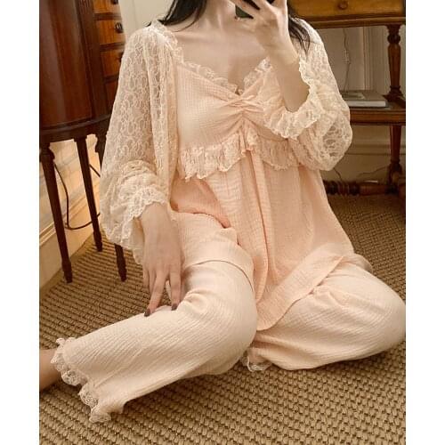 Zhao Xiaoyuan Women's Cotton Pajamas
