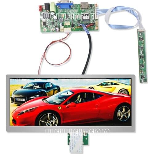 10.3 Inch 1920*720 IPS LCD Ultrawide LVDS VGA Control Board HSD103KPW2-A10 For Outdoor High Brightness Automotive Display