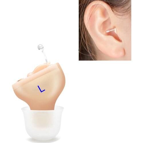 2021 Cheap Best Hearing Aid Mini CIC Invisible Ear Sound Amplifier ITC Hearing Amplifier Enhancer Wireless Portable For Adults