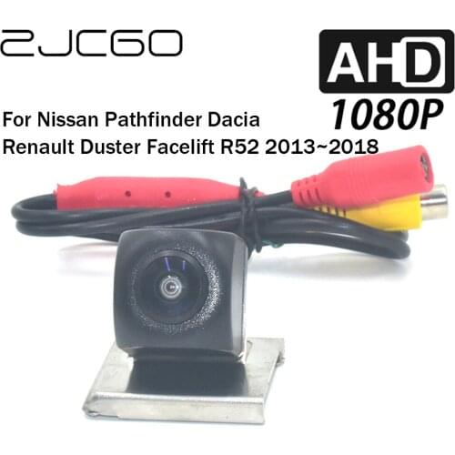 ZJCGO Car Rear View Reverse Backup Parking Reversing Camera for Nissan Pathfinder Dacia Renault Duster Facelift R52 2013~2018