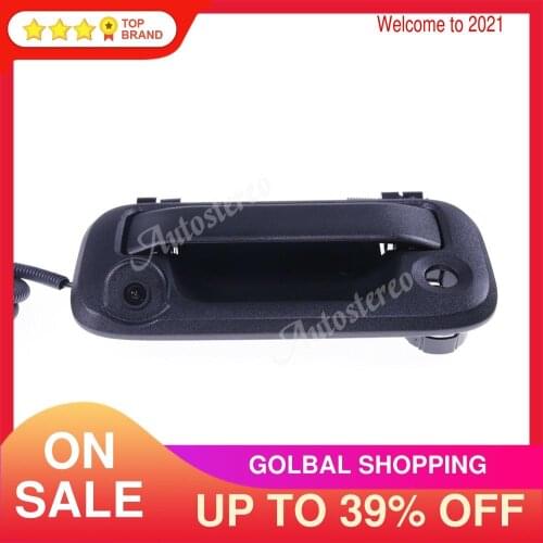 HD Car Number Plate Licence Light Handle Reverse Camera CCD Back Lamp Night Version Backup Rear View Reverse For Dodge RAM