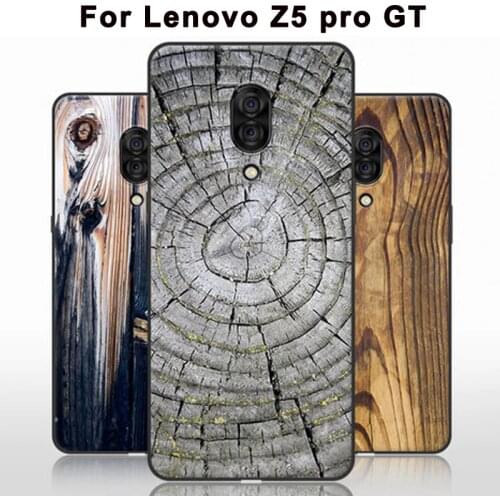 6.39" For Lenovo Z5 pro GT Case wood stone style soft Silicon cases For Lenovo Z5pro GT GT855 back Shell Z 5 pro GT phone coque