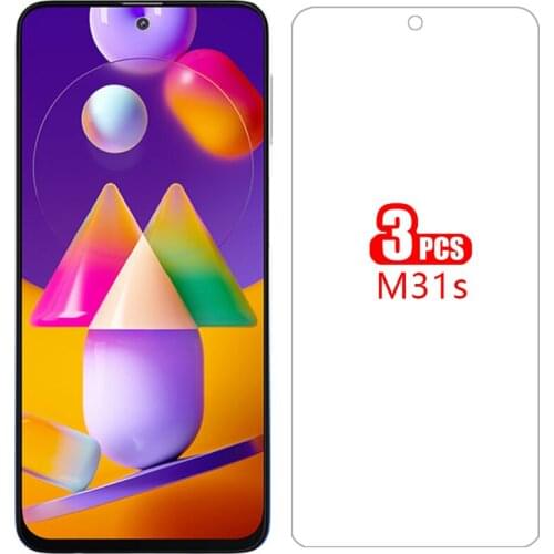 Case for samsung m31s cover screen protector tempered glass on samsun galaxy m 31s m31 s protective phone coque bag samsungm31s