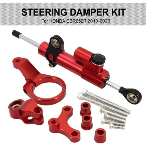 For HONDA CBR650R 2019-2020 CBR 650R CBR 650 R Motorcycle Accessories Adjustable Steering Stabilizer Damper Mounting Bracket Kit
