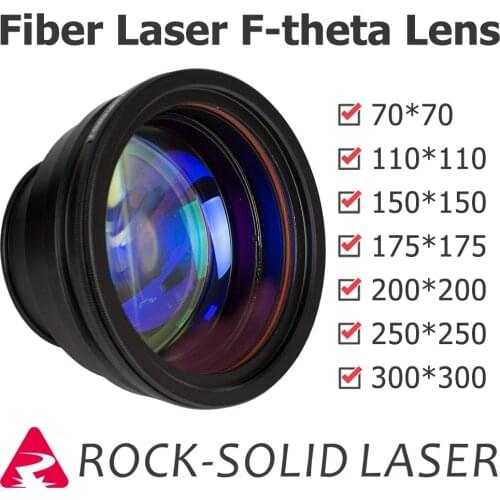 F-theta Scan Lens Optical Field Lens 1064nm EFL 100 163 210 254 330 420 Wavelength Fiber Laser Marker Parts Wholesale