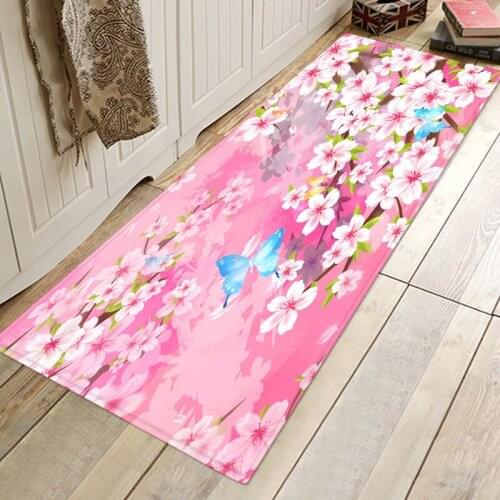 Indoor Doormat Scenic Printed Rug Floor Mat Kitchen Rugs Washable Welcome Carpet Anti Slip Shower Mats Absorbent Bedroom Mat
