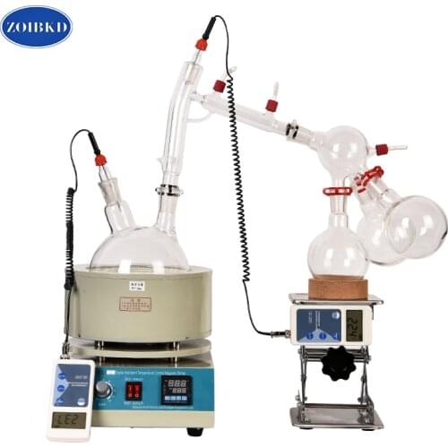 Laboratory Equipment 2L Short Path Distillation Chemistry Lab Distillation Economic Short Path Distillation