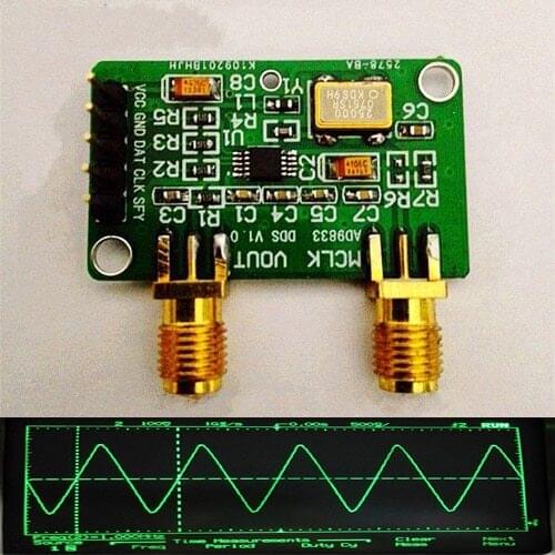 AD9833 DDS Signal Generator Module Square / Triangle / Sine Wave + LPF filtering