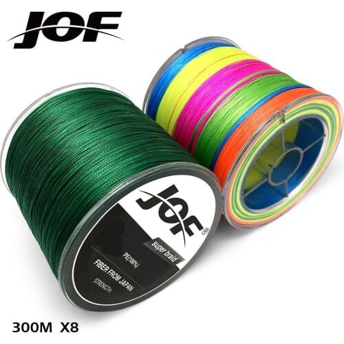 Braided Fishing Line 300m Smooth Multifilament PE 8 Strands Braided Cord 22LB - 78LB Strong Japan Technology