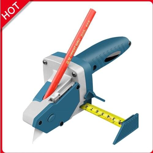 Manual Gypsum Board Cutter Hand Push Drywall Cutting Artifact Tools with Tape Woodworking Cutting Board Tools