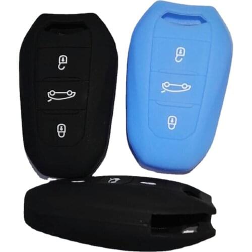 For Citroen DS3 DS4 DS5 DS6 Smart Remote Key CASE Silicone Holder C1 C2 C3 C4L FOB Remote Shell Silicon Protective