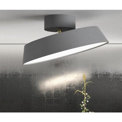 Nordic Bedroom Lamp Led Ceiling Lamp Creative Personality Round Warm Living Room Study Aisle Simple Modern Ceiling Lights