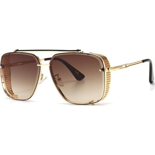 2021 New PUNK Mach six Style Gradient Sunglasses women Fashion Men Vintage Design uv400 Sun Glasses Oculos De Sol