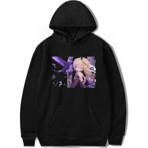 Genshin Impact Hu Tao Hoodie Aesthetic Fashion Printed Kawaii Harajuku Top Clothing Casual Streetwear Women Oversized Sweatshirt