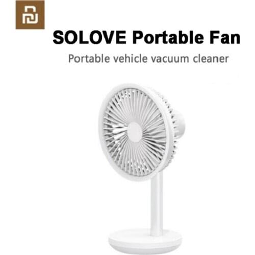 Desktop Fan 4000mAh Battery Capacity USB Charging Low Noise Rechargeable 3 Mode Wind Speed Cooling Oscillating Fan