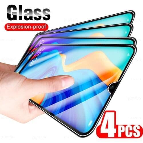 4Pcs Tempered Protector Glass For Huawei Honor V30 30i 20s 9c 10X 9A 4T Play Lite Pro On Honor 30 20 3 Phone Protective Screen