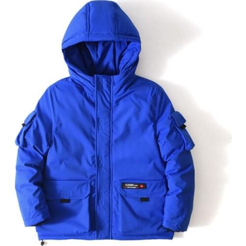 Snow Wear 2019 Boys Winter Jacket Hooded Thick Warm Teenagers Boys Parka Coat Childrens Military Jacket BC798