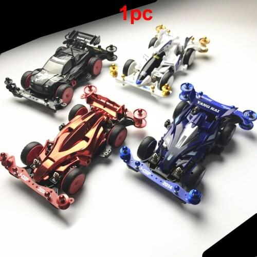1PC Yangkai YIKA Mini 4WD Racing Car Models Avatar/Lightning/Meteor/Eagle Assembled Finished Car Model Toys DIY Accessories