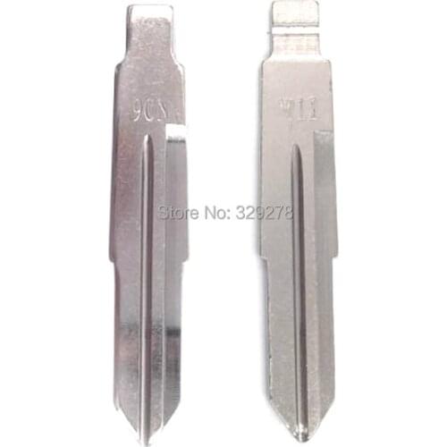 10pcs/lot NO.85 Metal Blank Uncut Flip KD Remote Key Blade Type #85 for CHERY Original Blade M11