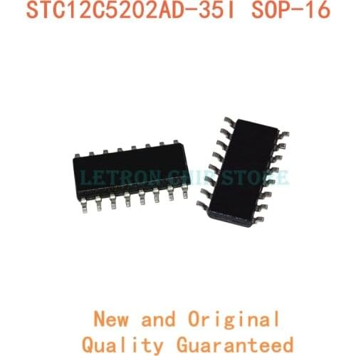 10PCS STC12C5202AD-35I SOP16 STC12C5202AD-35I-SOP16 SOP-16 STC12C5202AD SOP SOIC16 SOIC-16 SMD new and original IC Chipset
