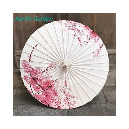 100cm Oil Paper Umbrellas Womens Flowers waterproof Umbrella Rain Women Proof Handmade Paraguas Parasol Sombrilla Decor