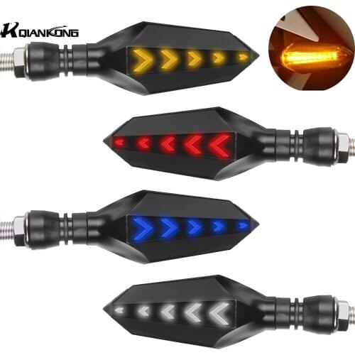 12V Universal Motorcycle LED Turn Signal Light Indicators Amber Blinker Light Flashers Lighting Motorcycle Accessories