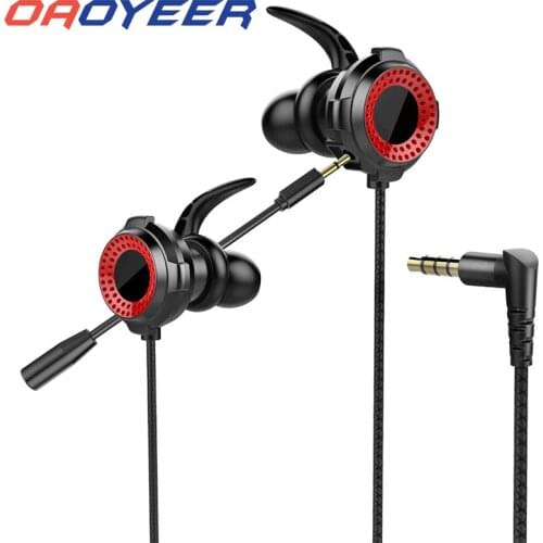 360-degree Stereo Sound End-game Headsets With Dual Microphones Portable Noise Filtering Wired Calls Headsets Mobile Games