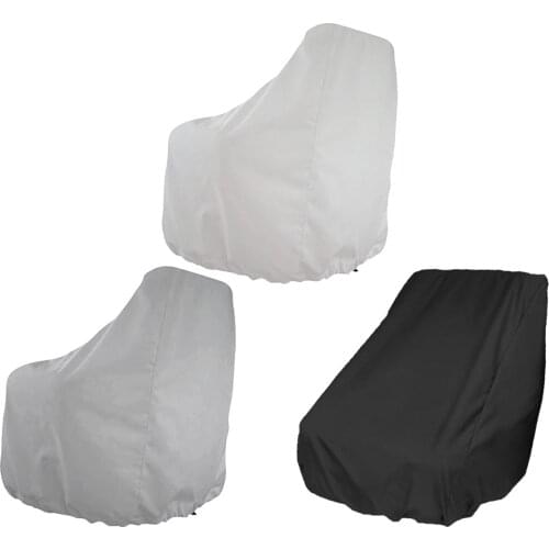 Boat Seat Cover Dustproof Outdoor Yacht Waterproof Elastic Hem Protection