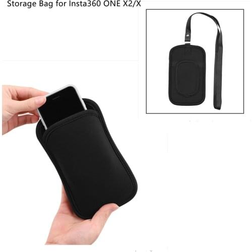 For Insta360 ONE X2/X Storage Bag Adjustable Neck Lanyard Strap for Insta360 ONE X2/X Carrying Case Bag Panoramic Accessory