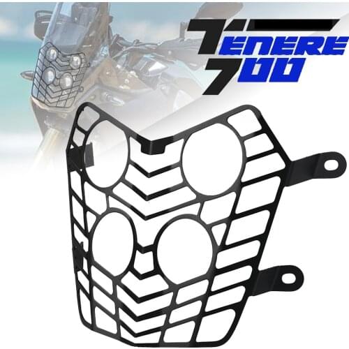 For Yamaha Tenere 700 2019 2020 2021 Motorcycle Stainless Steel Headlight Protector Cover Grill Tenere700 Rally XTZ700 XT700Z T7