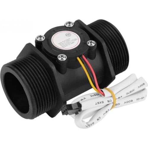 DN40 G1.5" Turbine Flowmeter Water Flow Hall Sensor Switch Meter for Water heater Turbine Flow Meter Liquid Flow Sensor