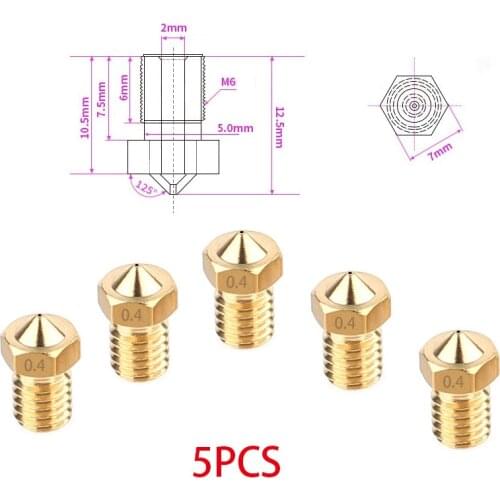 E3D 0.4MM Extruder Print Head Nozzle For 1.75MM