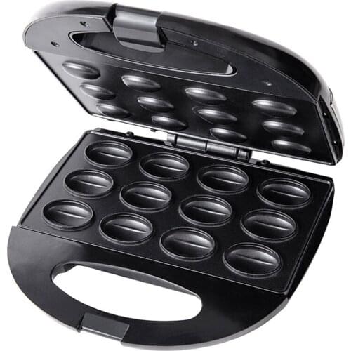 Electric Walnut Cake Maker Automatic Nut Waffle Bread Machine Sandwich Iron Toaster Baking Breakfast Pan Oven EU Plug