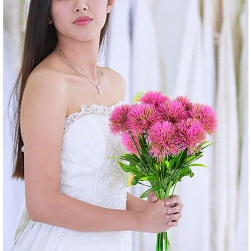 5/10pcs Artificial Plant Simulation Dandelion Flower Bouquet Fake Flowers For Vase Garden Decoration Wedding Party Floral Crafts