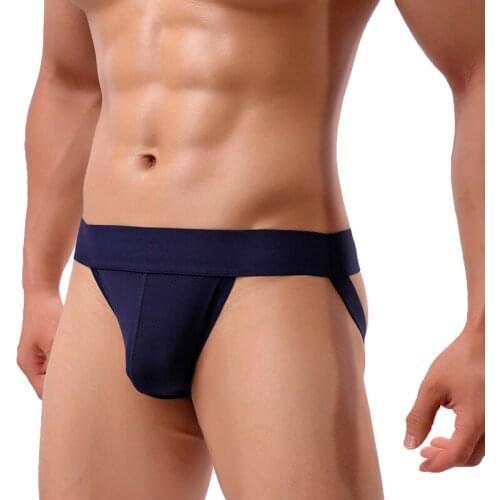 Men Underwear Jocks Penis Mesh Jockstrap G-strings Men Thong Sexy Cueca Gay Backless Underwear Male Panties Briefs