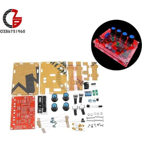 DIY KITS ICL8038 DC 12V 5HZ~400KHZ Function Signal Generator Sine Triangle Sawtooth